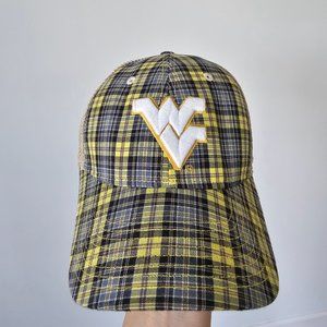 Plaid West virginia baseball cap